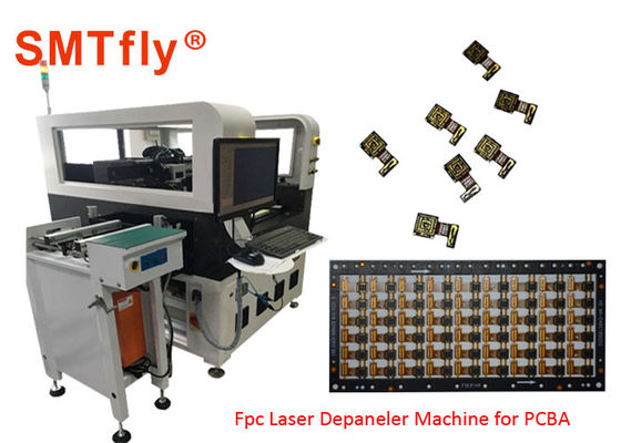 चीन 400mmX300mm PCB सेपरेटर मशीन 2500mm / S लेजर स्कैनिंग स्पीड SMTfly-5L आपूर्तिकर्ता